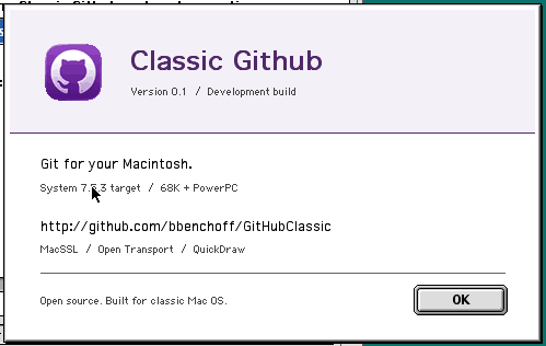 The Classic Github about box
