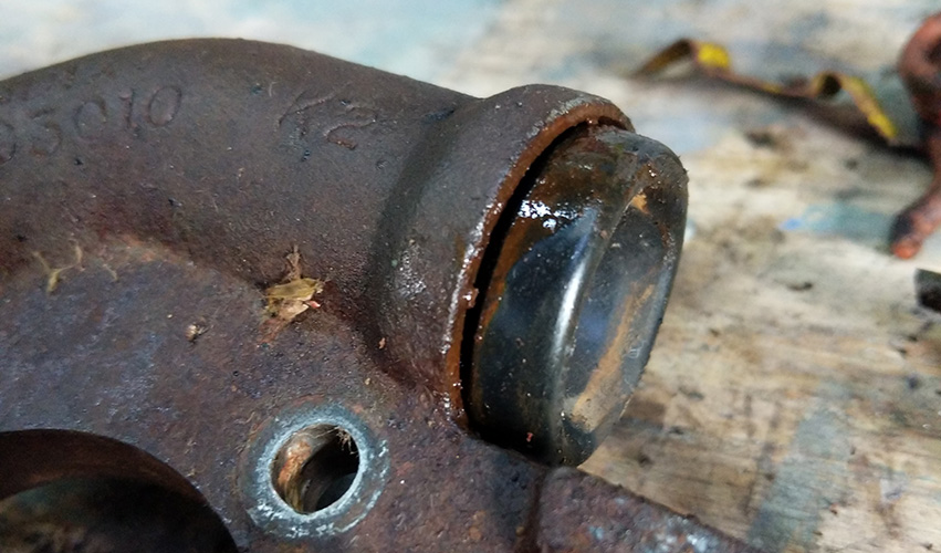 a blown seal